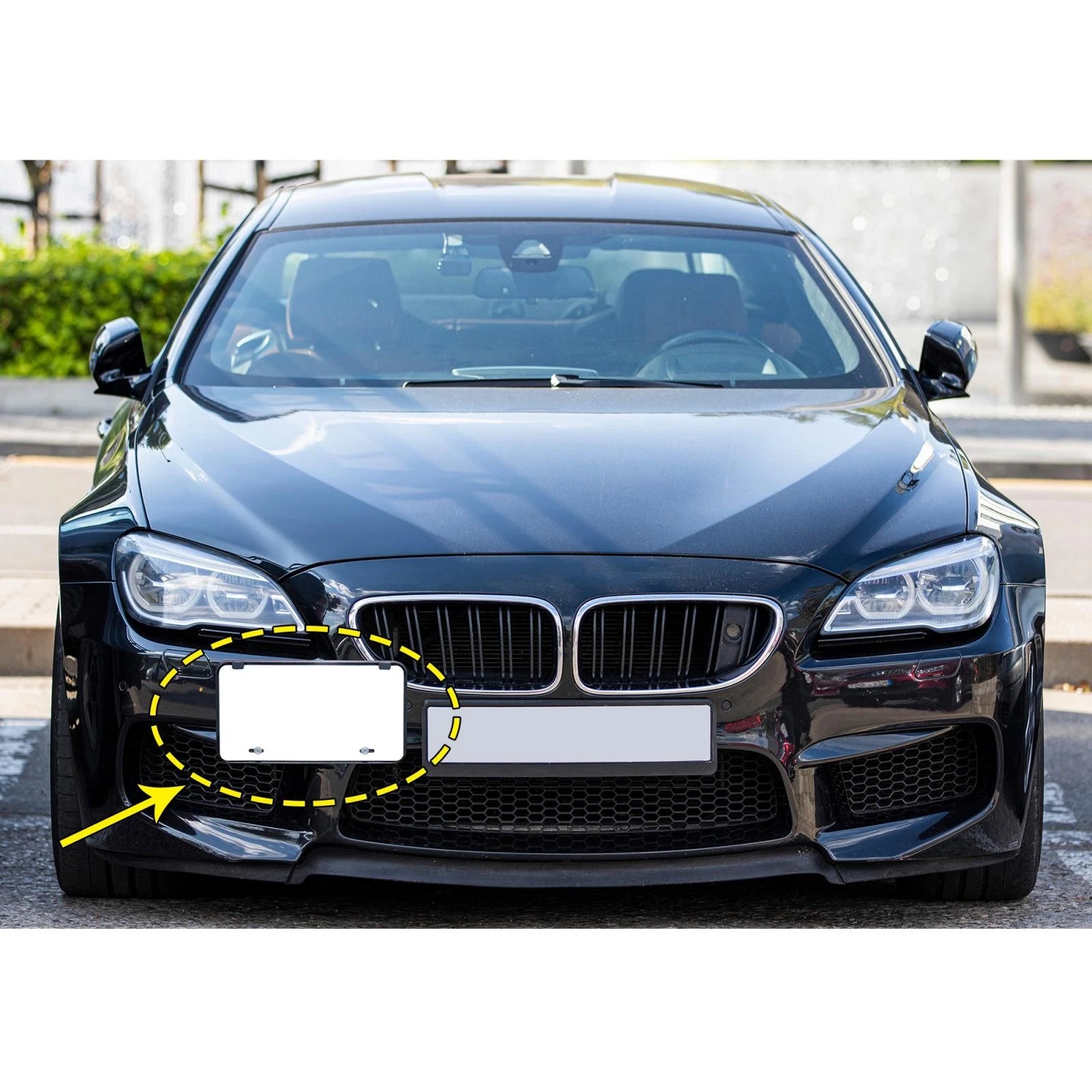 Front Bumper Tow Hook License Plate Mount Bracket Set for Subaru Forester (2014–2020)