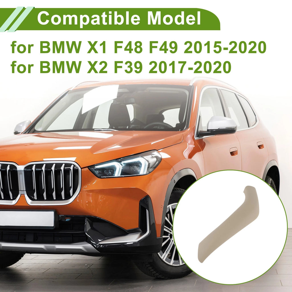 Door Panel Handle Pull Trim Cover Replacement for BMW X1 F48 F49 (2015–2020)