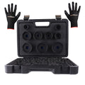 9X Grooved Lock Nuts Socket Set for KM4-KM12