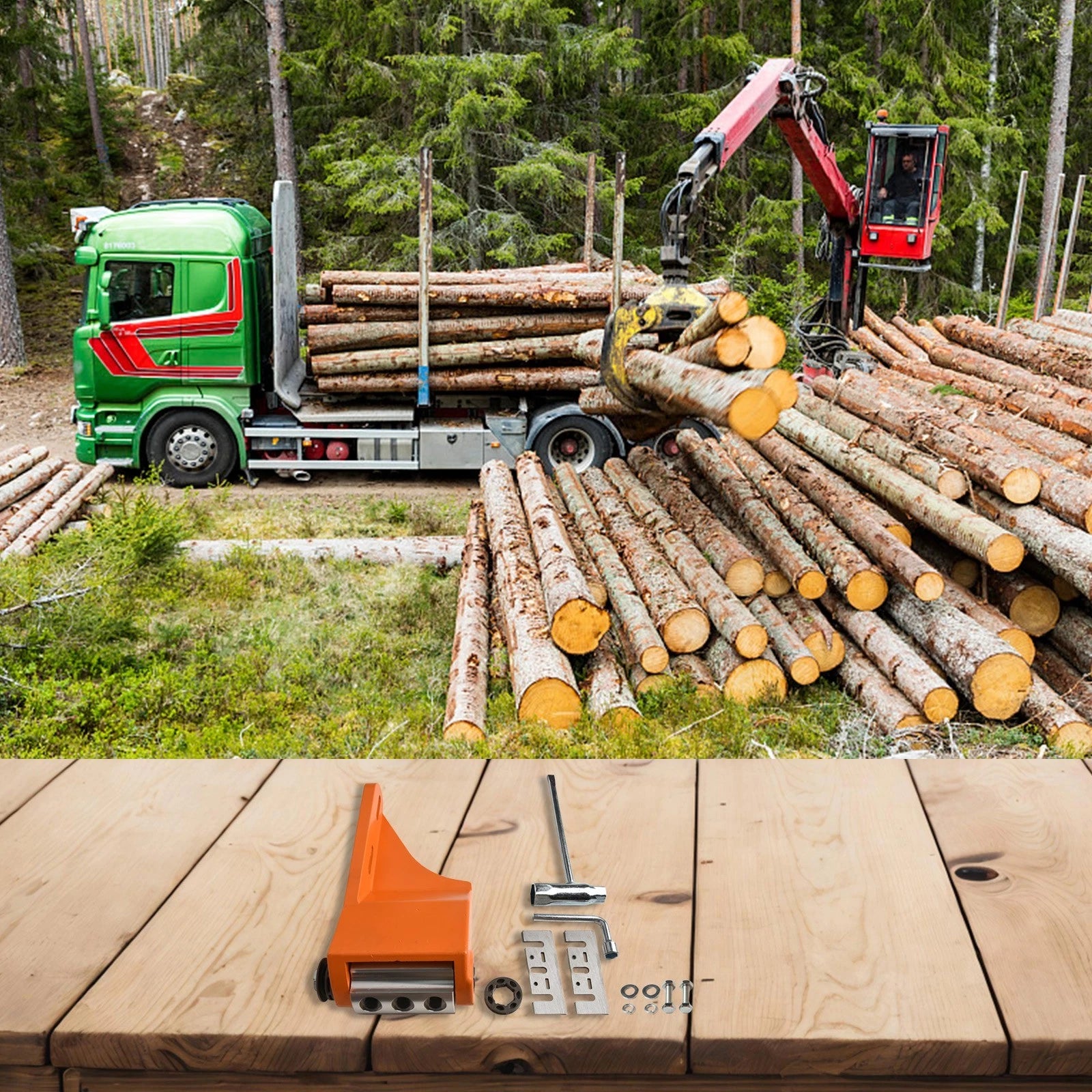 Chainsaw Debarker for Wood Processing