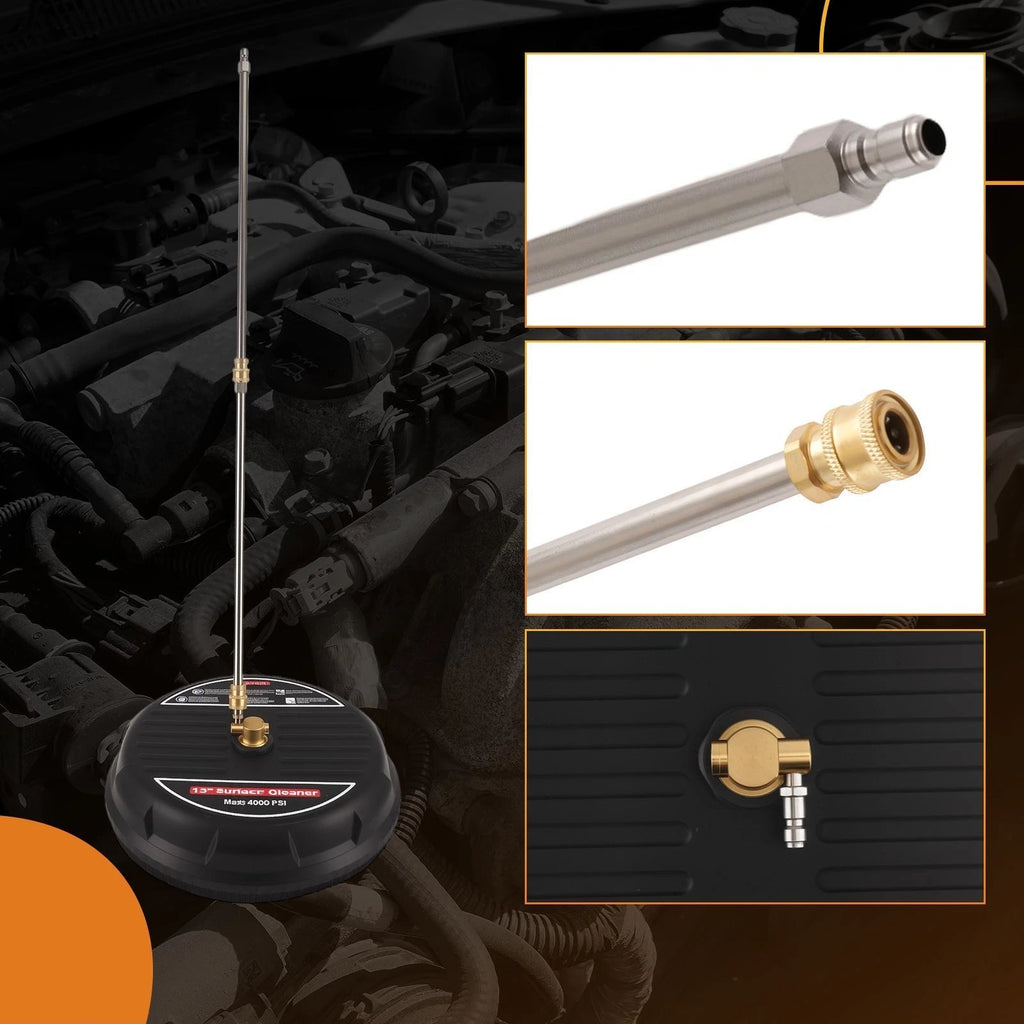 15" High Pressure Surface Cleaner for Pressure Washer (4000 PSI)