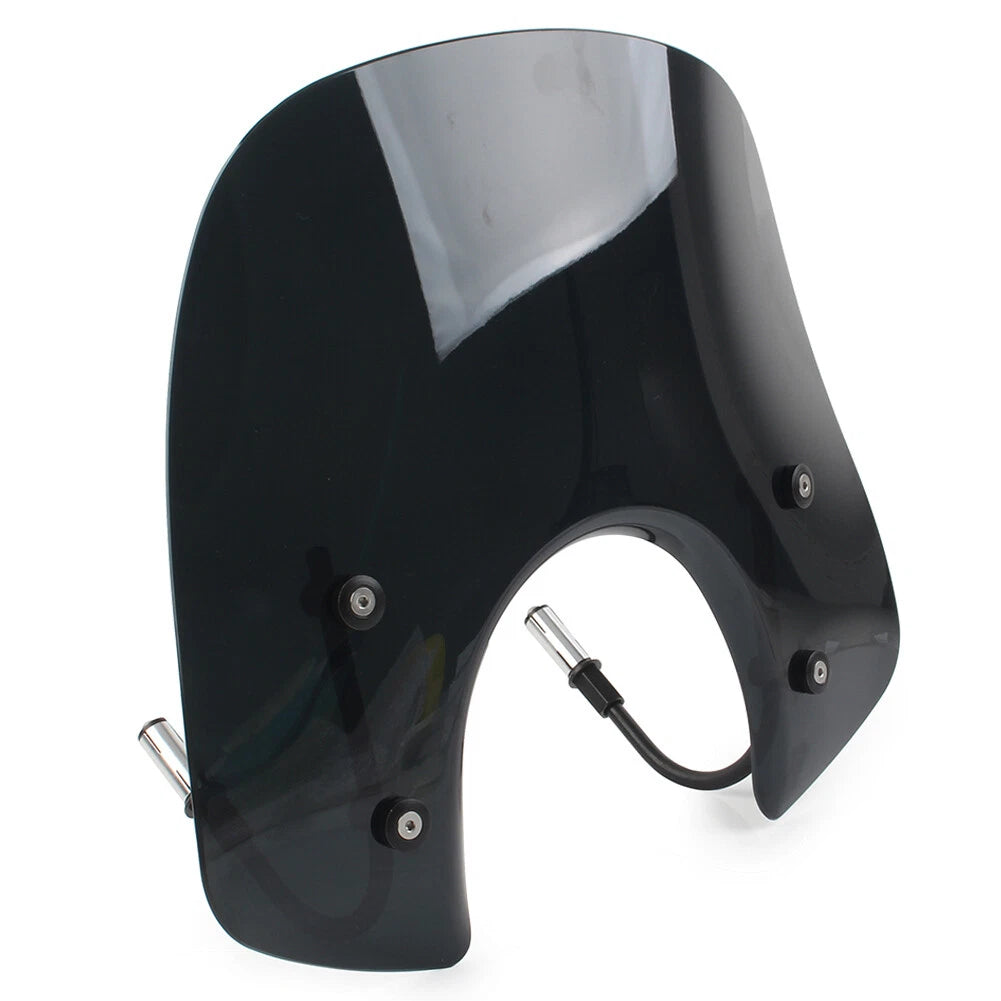 Front Windshield Windscreen For Vespa GTS 250 GTS 300 All Year Black