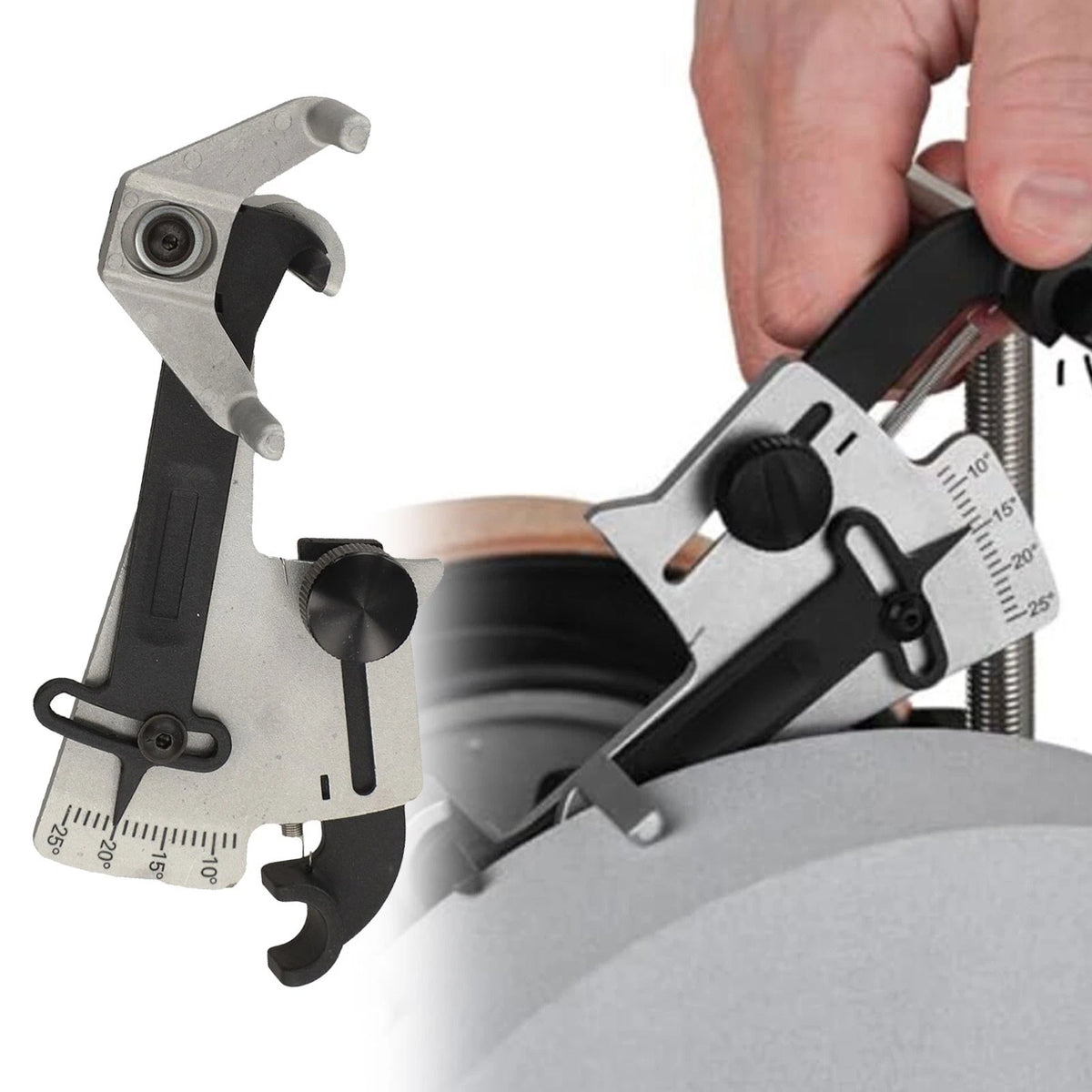 Tool Angle Adjuster Metal Construction for Stable and Accurate Grinding