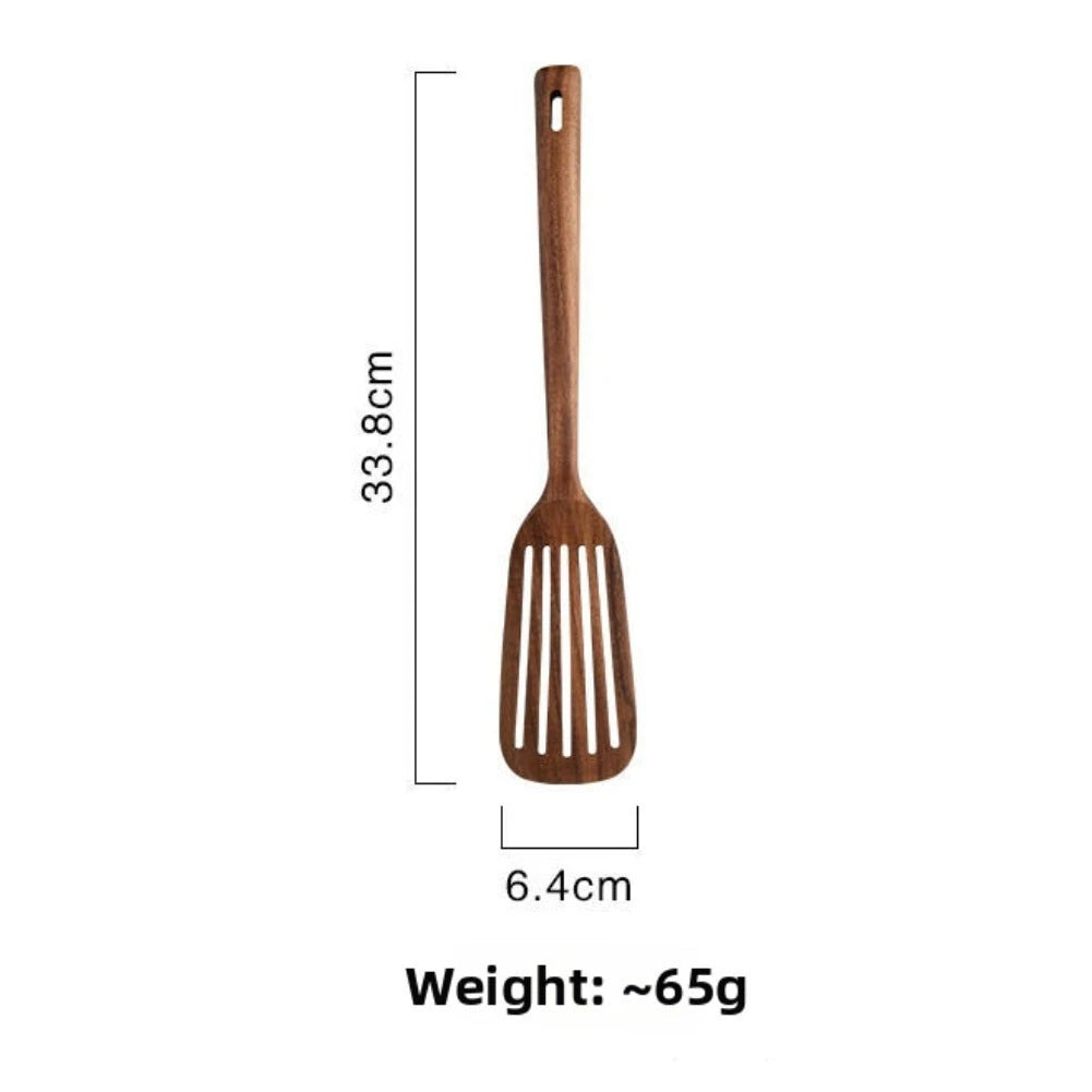 Wooden Cooking Spatula for Kitchen Tool (33 cm)