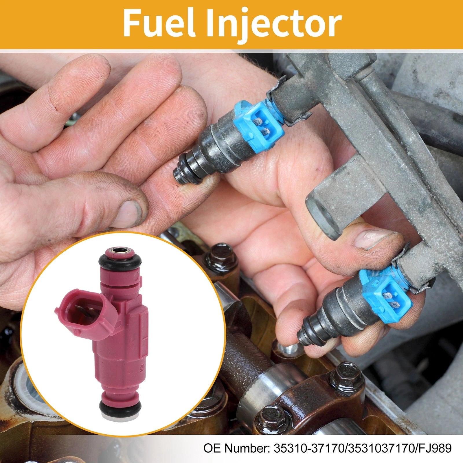 Fuel Injector Replacement for Hyundai Accent GLS (2005–2017)