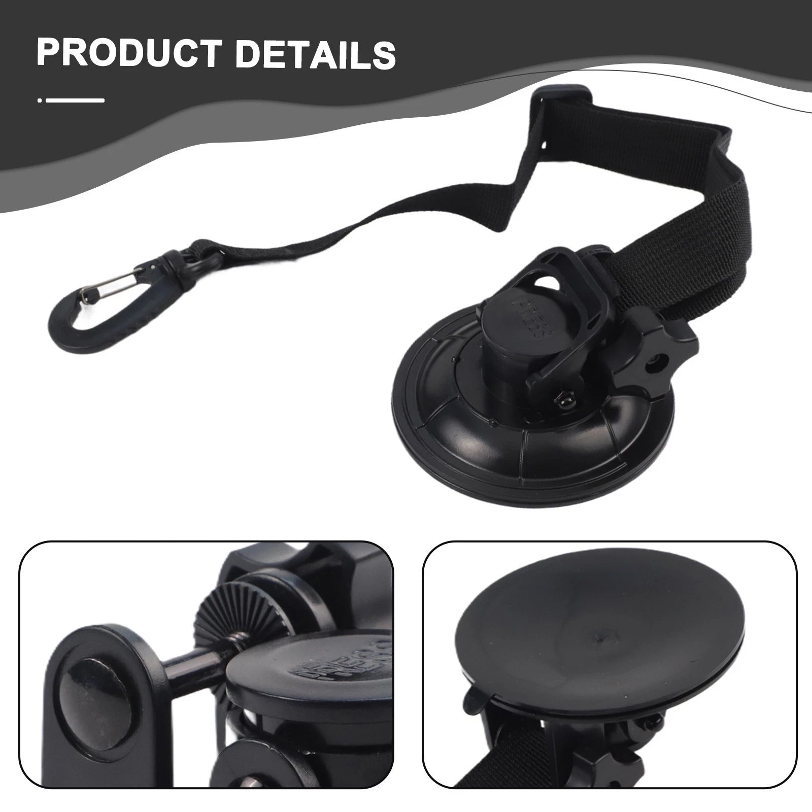 Heavy Duty Adjustable Suction Cup Strap for RVs