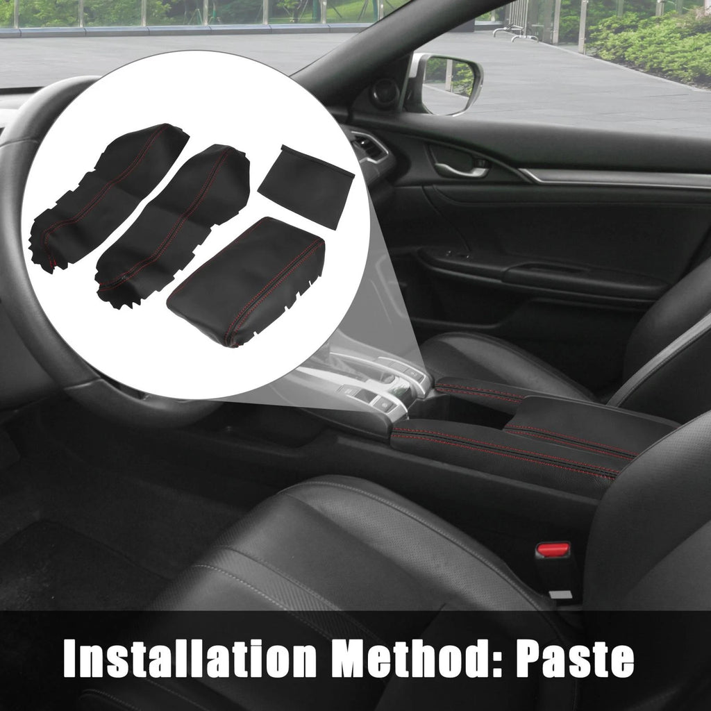 3Pcs Armrest Cover Set Replacement for Honda Civic 10th Gen (2016–2020)