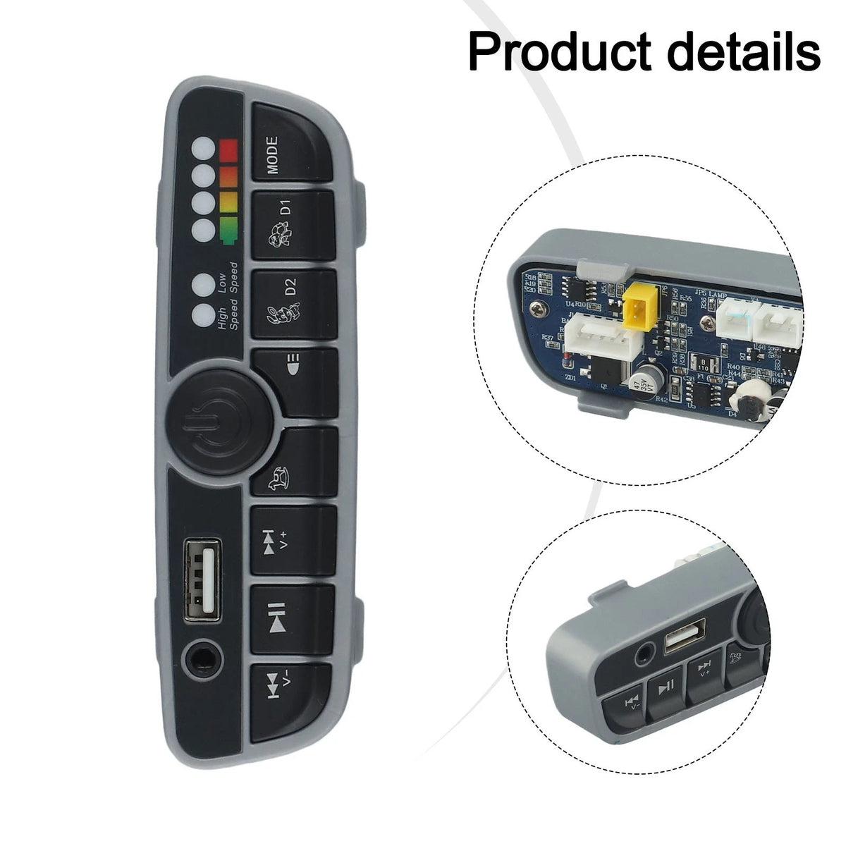 12V 24V Baby Carriage Control for Forward and Backward Functions