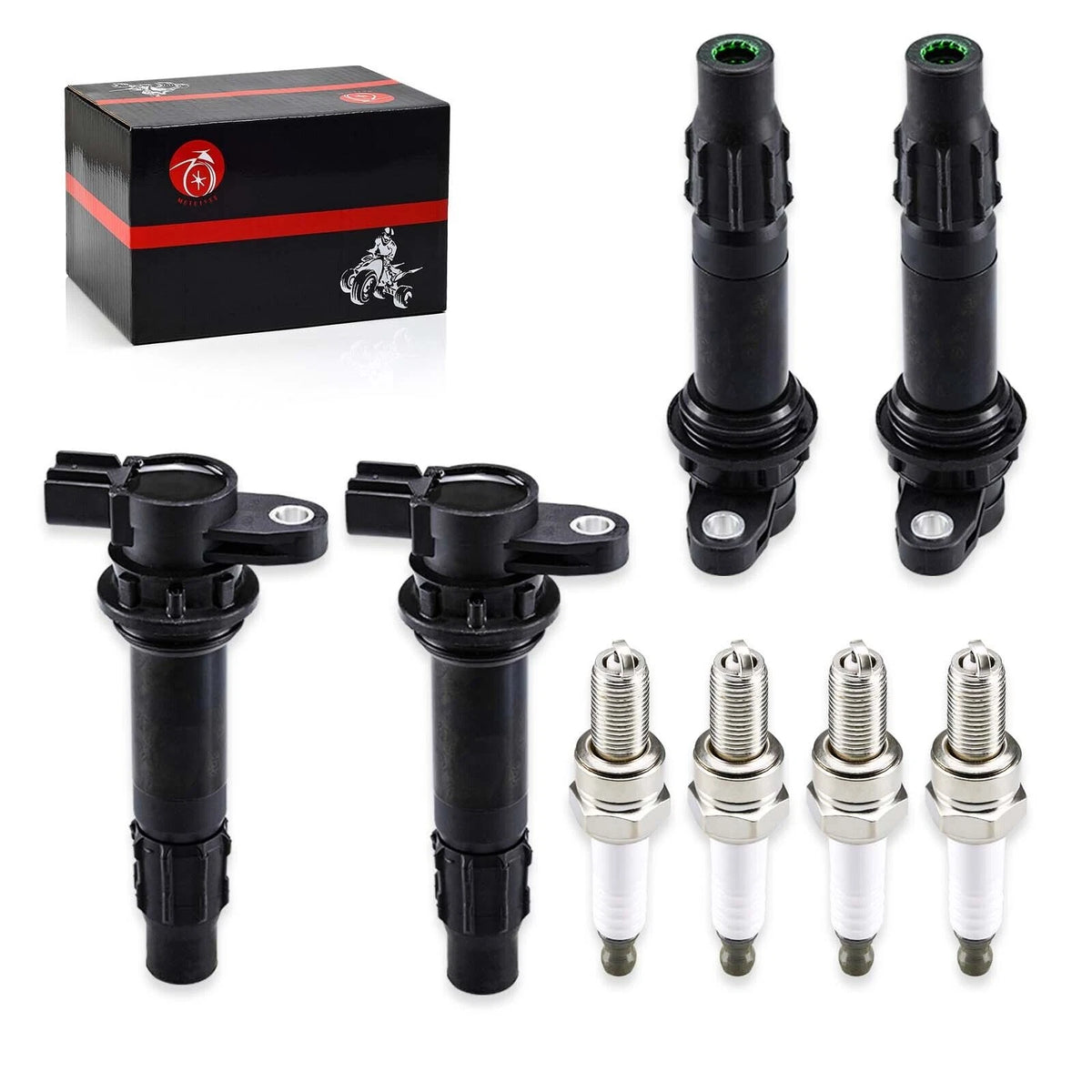 Ignition Coils Set of 4 for Yamaha WaveRunner FX FX1000 HO (2004–2008)