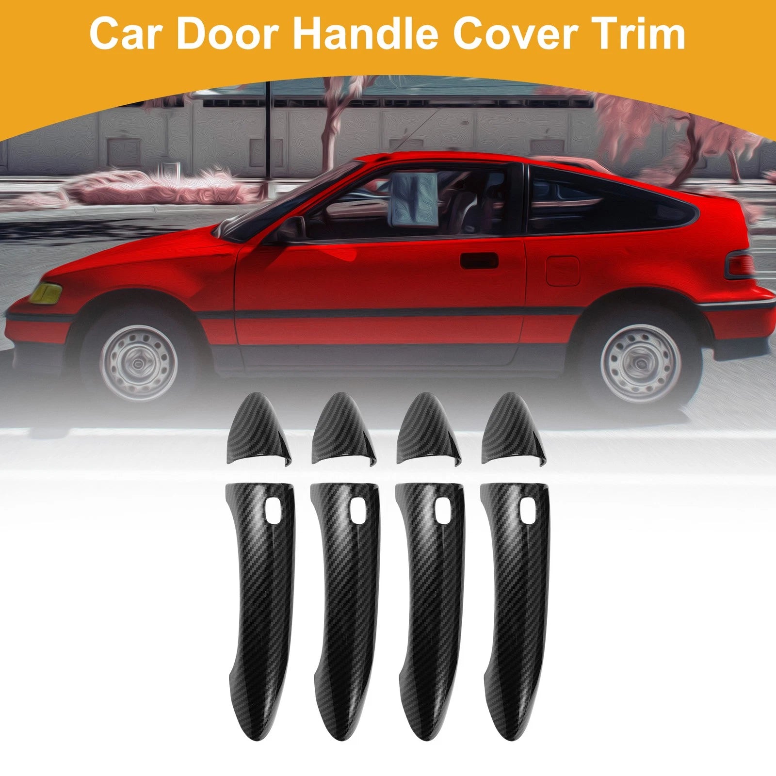 Smart Car Door Handle Cover Trim Replacement for Chevrolet Cruze (2016–2018)