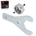 Axle Nut Wrench Tool & Rear Axle Lock Nut for Yamaha Raptor YFM 125 250 350 (2001–2023)