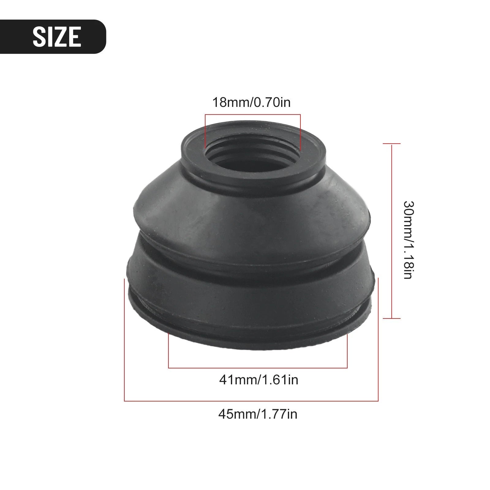 Rubber Dust Boot Covers for Rod End and Ball Joint (Universal Fit)