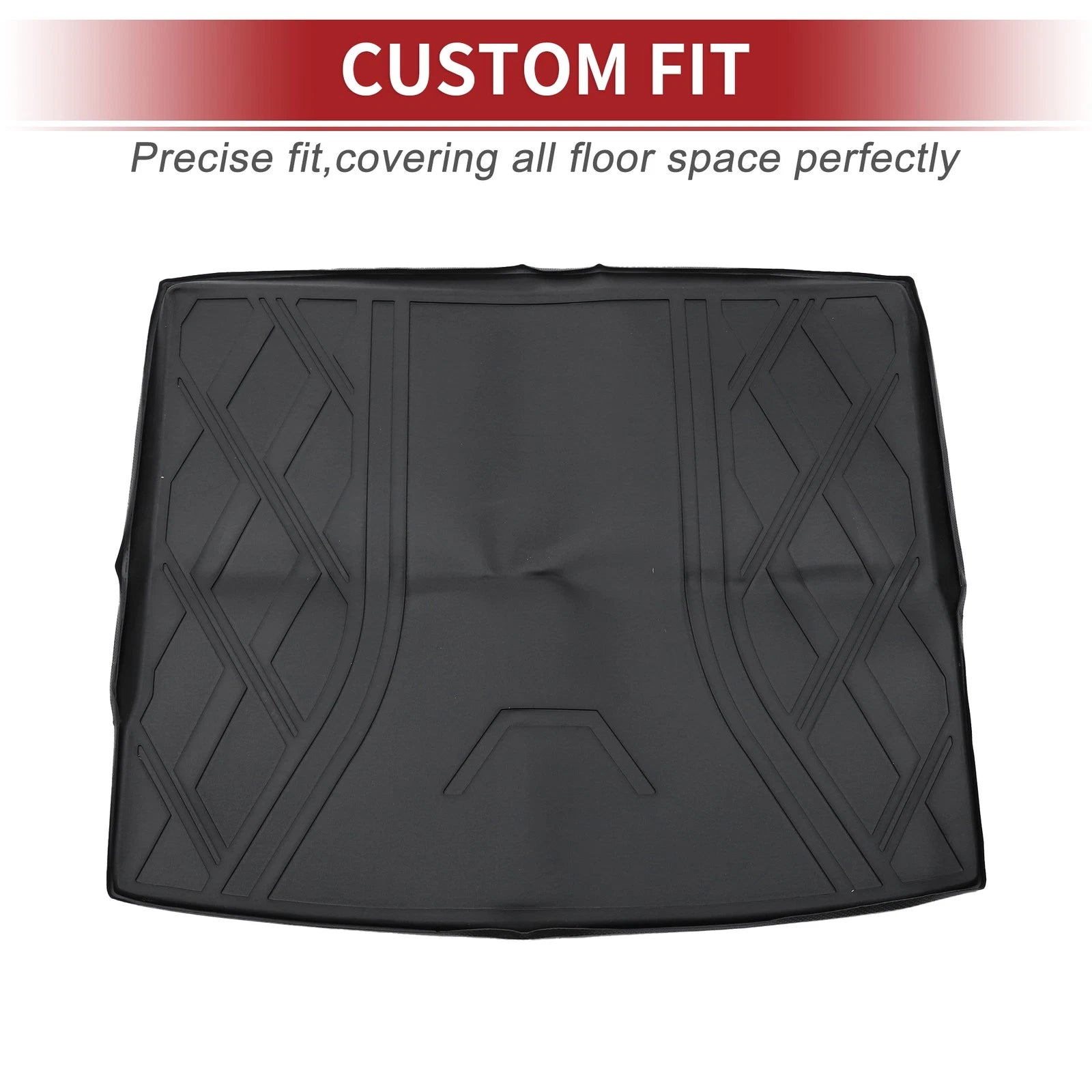 Cargo Liner Rear Trunk Mat for Audi Q3 2019–2023 TPE Diamond Pattern