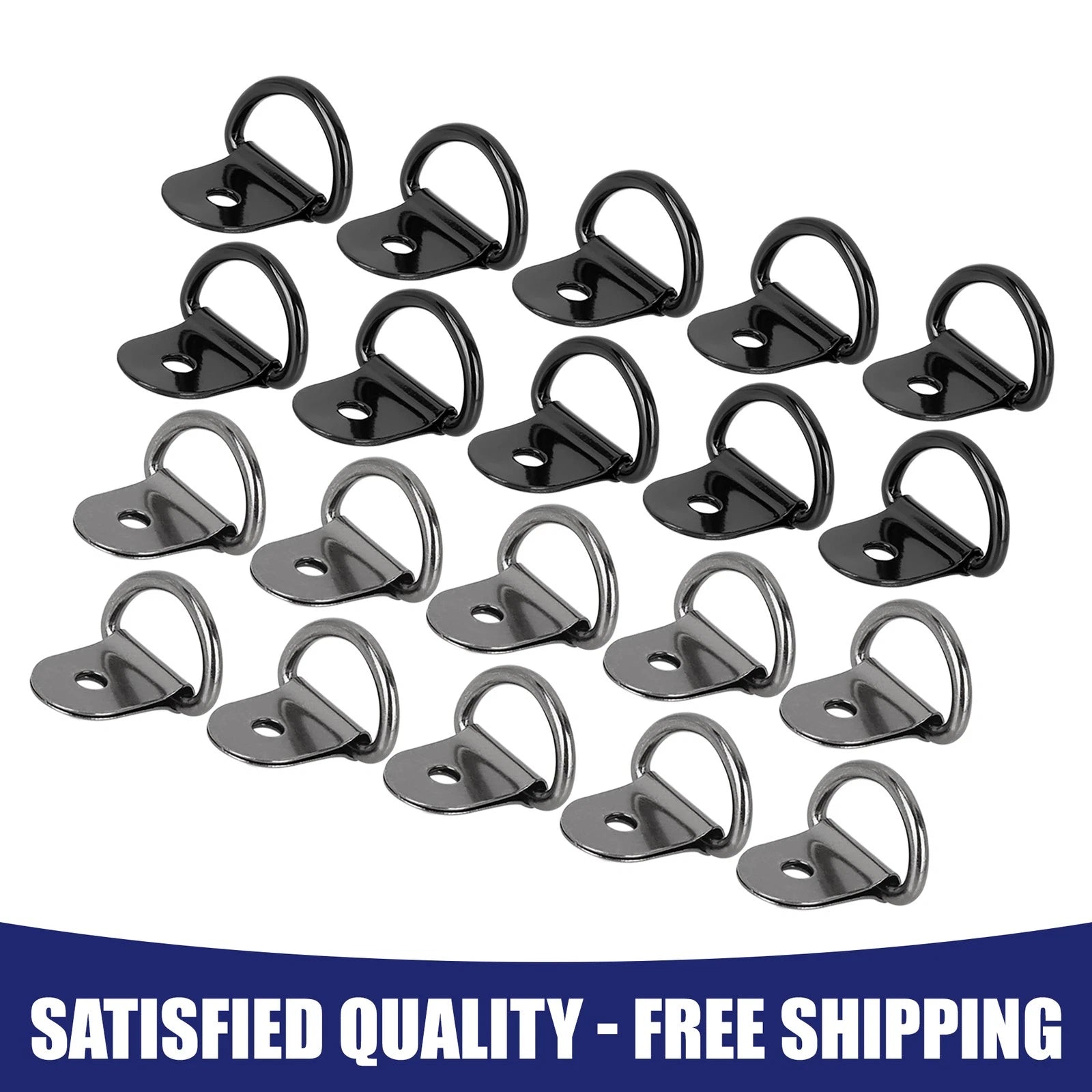 Tie Down Anchors D Ring Titanium Lashing Ring for Car Trailer (20-Pack) (20)