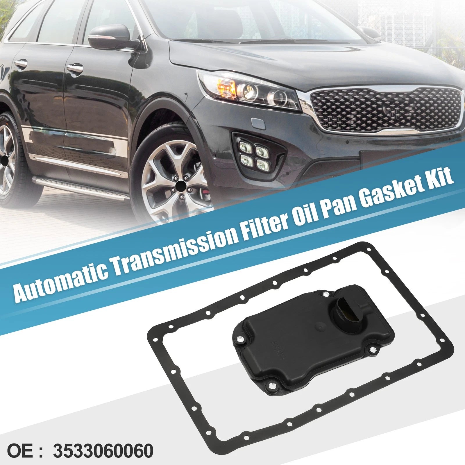 Set Transmission Filter Oil Pan Replacement for Toyota Tundra (2007–2014)