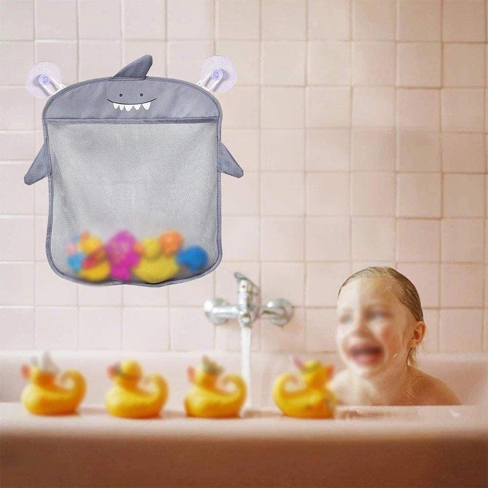 Foldable Toy Storage Net for Bath Toys and Toiletries