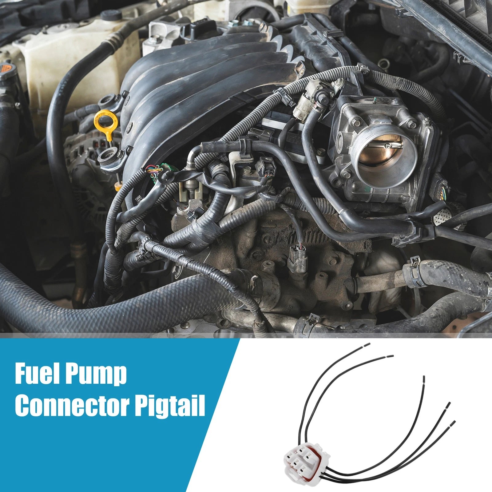 Fuel Pump Connector Pigtail Harness Replacement for Toyota 5pin (1990–2020)