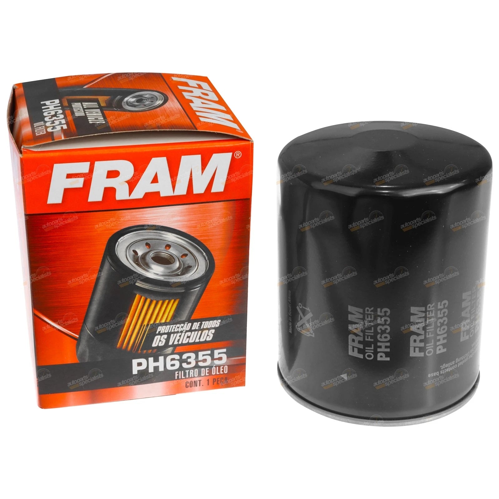 FRAM Engine Oil Filter for Mazda E2500 SK SL SR 1997–2003 (2.5L 4cyl WL)