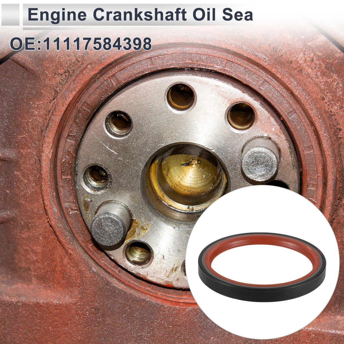 Crankshaft Oil Seal Rear Replacement for BMW 120i 2007-2010 Z4 X3 X5