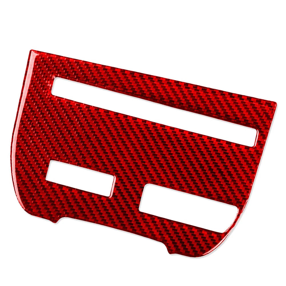 Central Console CD Panel Cover Trim for Nissan GTR R35 (2008–2016) Red
