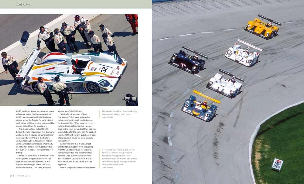 Audi R8 "R8-405" Le Mans 2000 & ALMS Success (2007–2015)