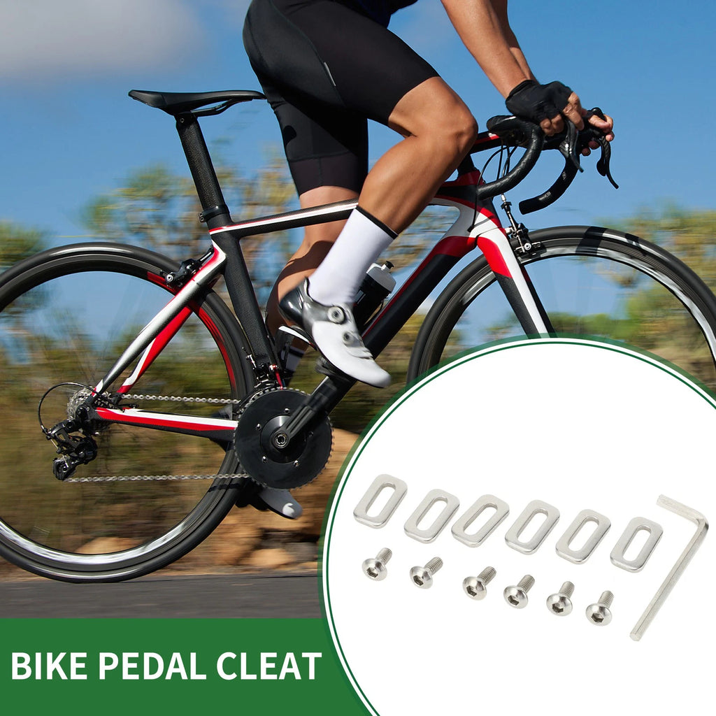 Bike Pedal Cleats Self Locking Screw Kit for Universal Bicycle (All Years)