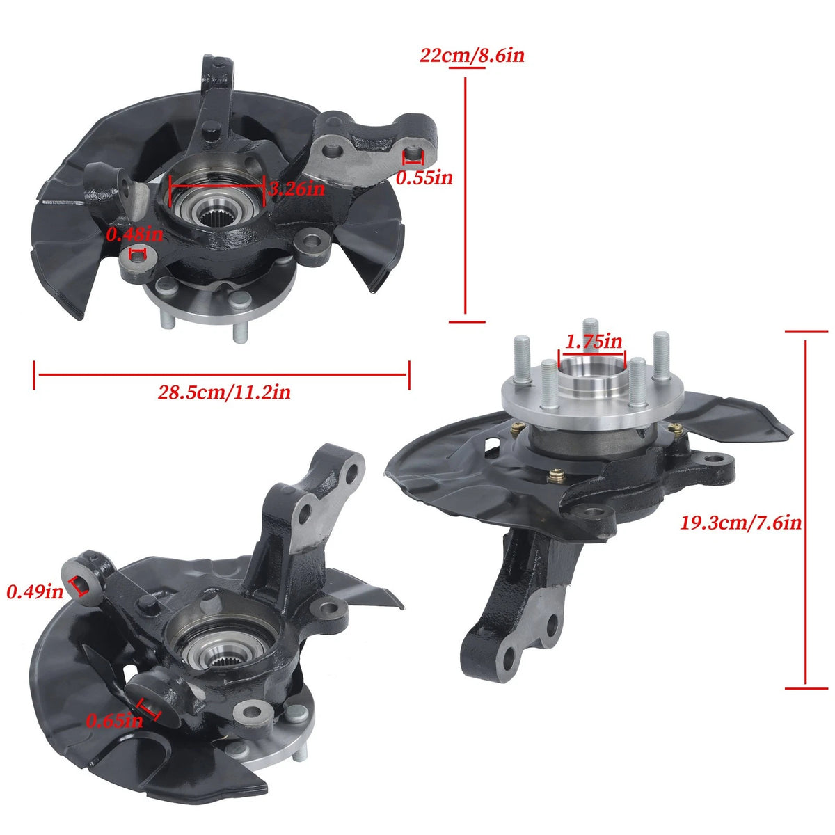 Steering Knuckle Assembly 4321219015 for Toyota Corolla (2003–2008)