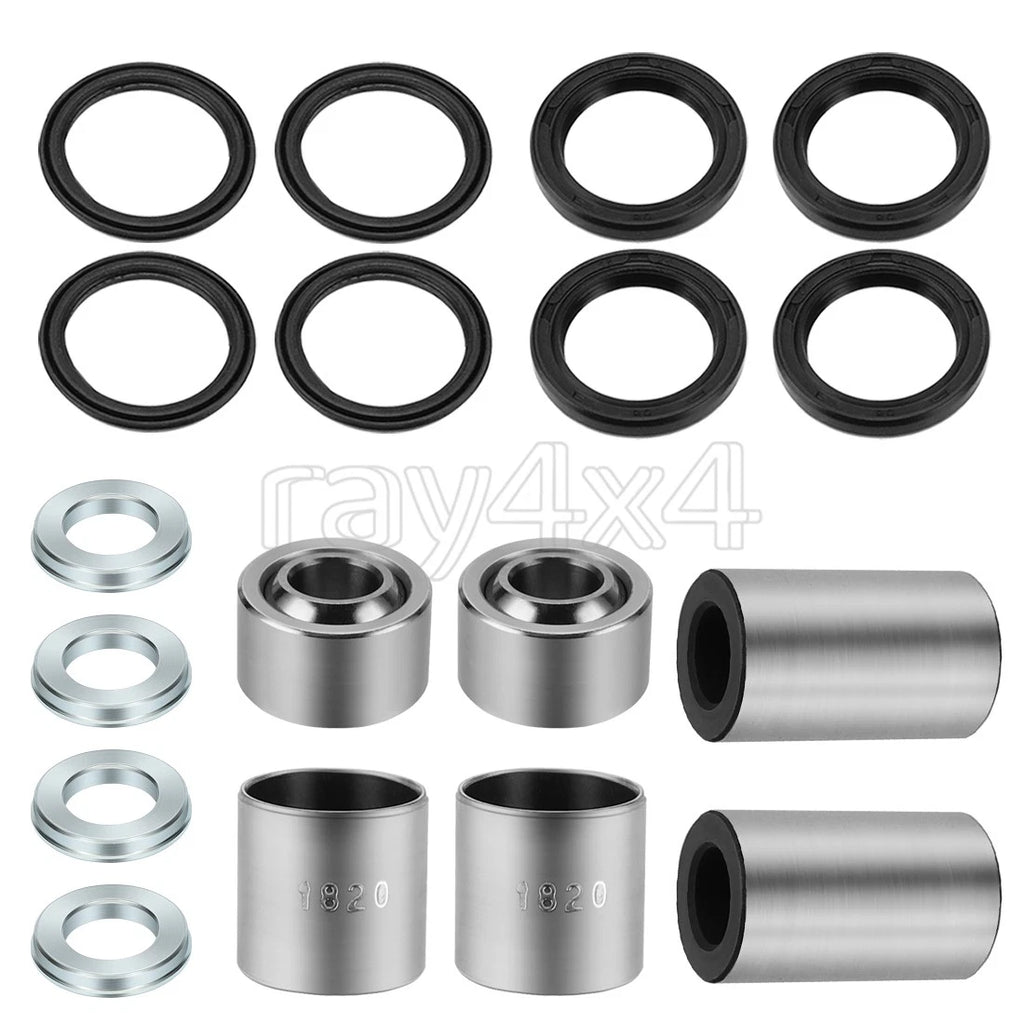 2X Upper Lower Shock Bushing Kit for Honda Sportrax TRX400EX (1999–2004)