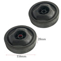 Plastic Caster Wheel for Air Compressor (116x28x13mm)