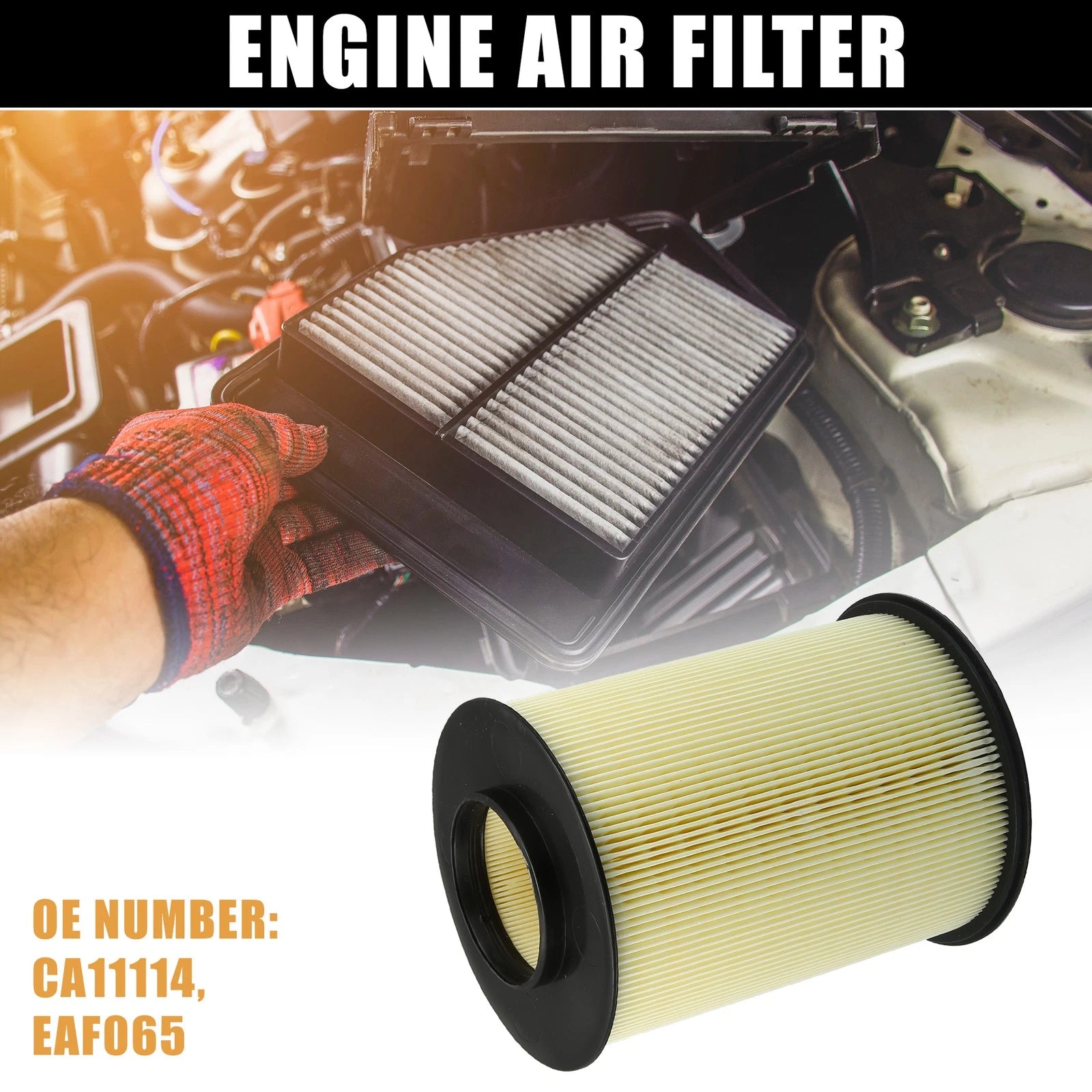 Car Engine Air Filter Replacement for Ford Escape 2013–2019 and Focus 2012–2018