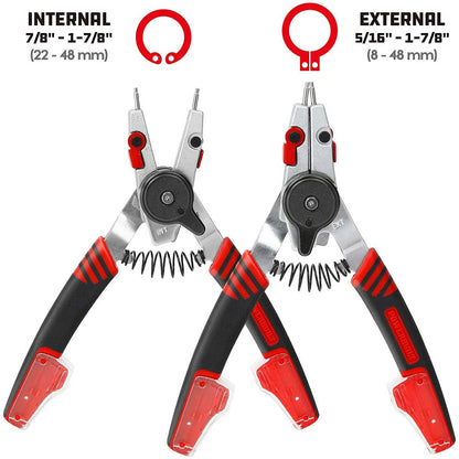 Powerbuilt Combination Switch Snap Ring Pliers 941336