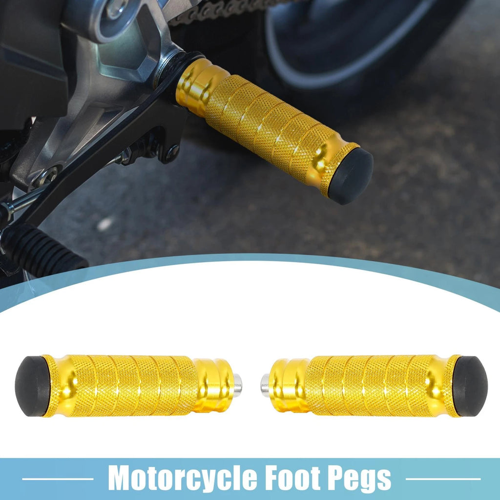 Rearset Footpegs Pair Gold Tone Replacement for Motorcycle (2000–2025)