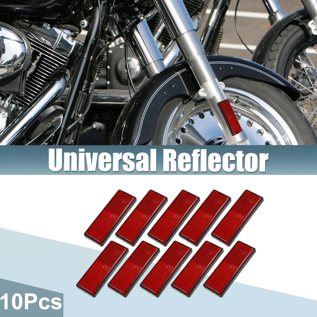 10 Pcs Reflective Spoke Covers Self Adhesive for Universal Motorcycle Bicycle
