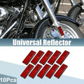10 Pcs Reflective Spoke Covers Self Adhesive for Universal Motorcycle Bicycle