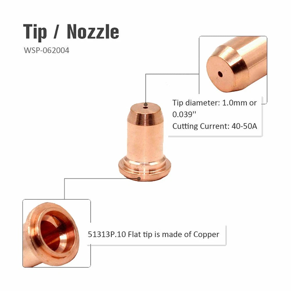 PT60 Plasma Cutting Torch Electrode Nozzles for Metal Cutting