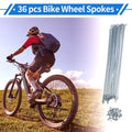 Bicycle Spokes Nipple Set 12G 263mm Carbon Steel Galvanized Universal
