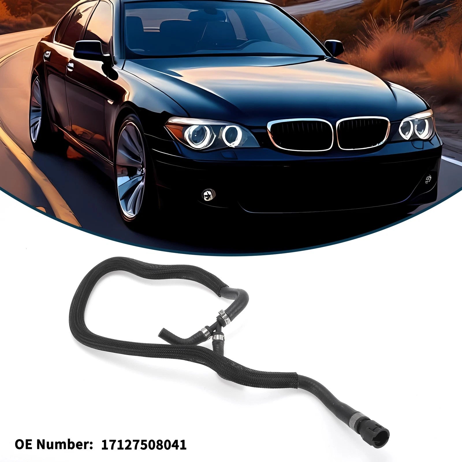 Radiator Hose Replacement for BMW 7 Series (2003–2008) Cooling Liquid Tube