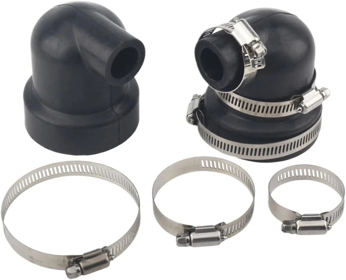 2X Exchanger End Cap for Volvo Penta MD2010 MD2020 MD2030 MD2040