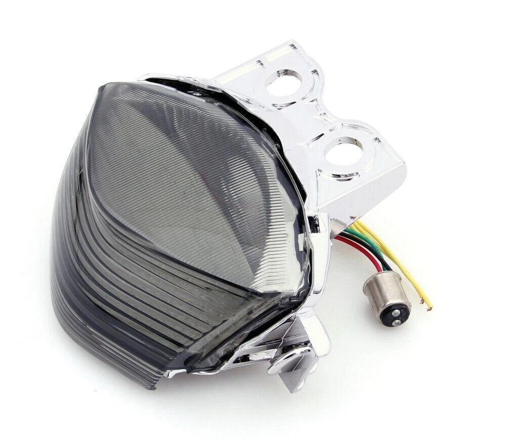 Integrated LED TailLight Turn Signals for Kawasaki Ninja 650R (2006–2008) Smoke T9