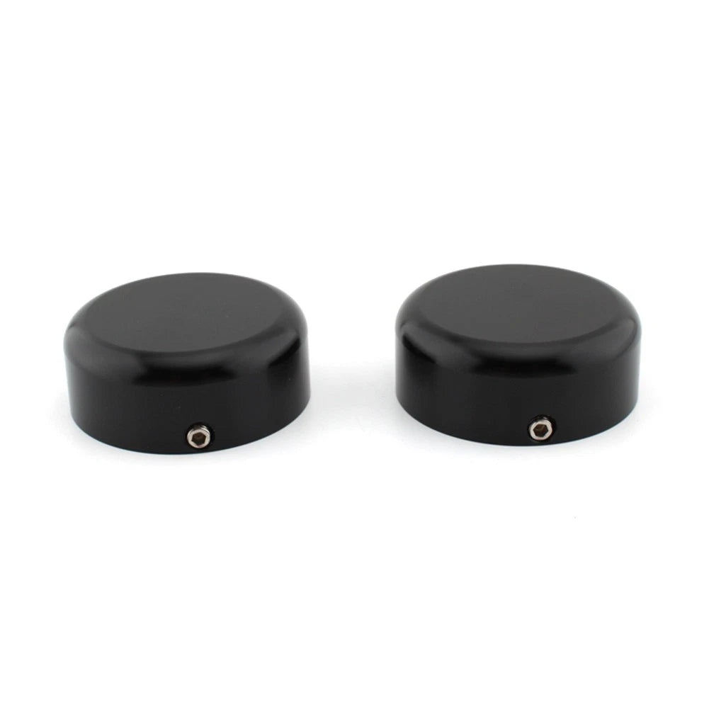 Black Front Fork Cover Caps for Harley Sportster S (2021–2023)