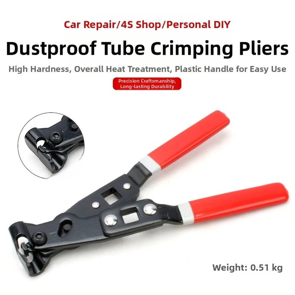 Compact Metal Hose Clamp Pliers Tool with Dust Boot Cover for Auto Repair