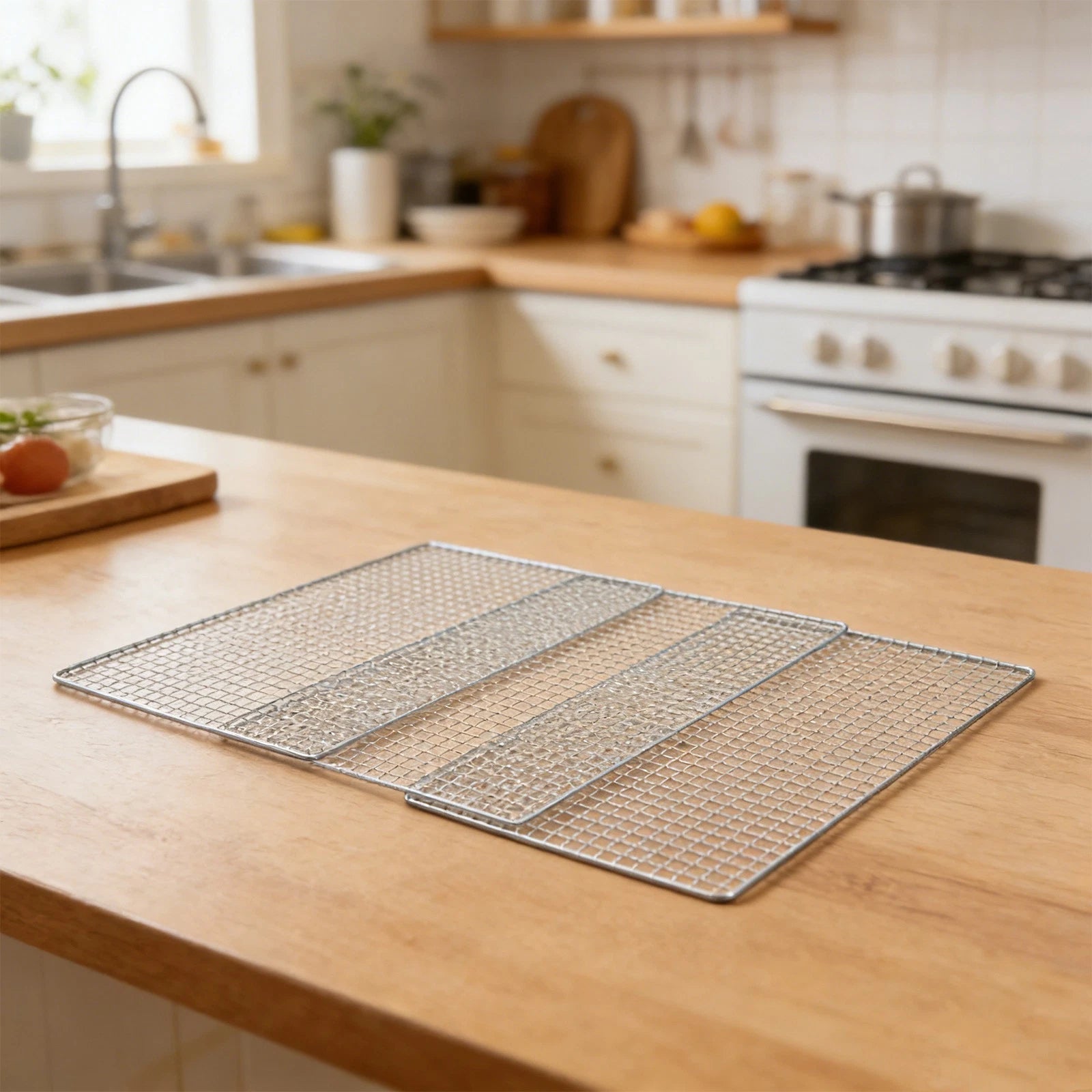Galvanized Rectangle BBQ Mesh for Various Applications (40x25 cm)