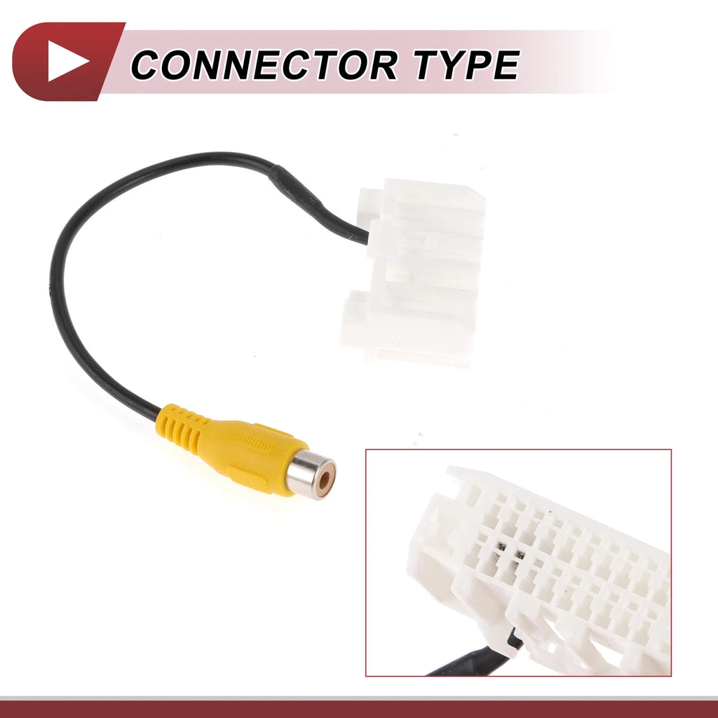 Rear View Camera Adapter Wire Harness Cable for Jeep Compass (2009–2017)