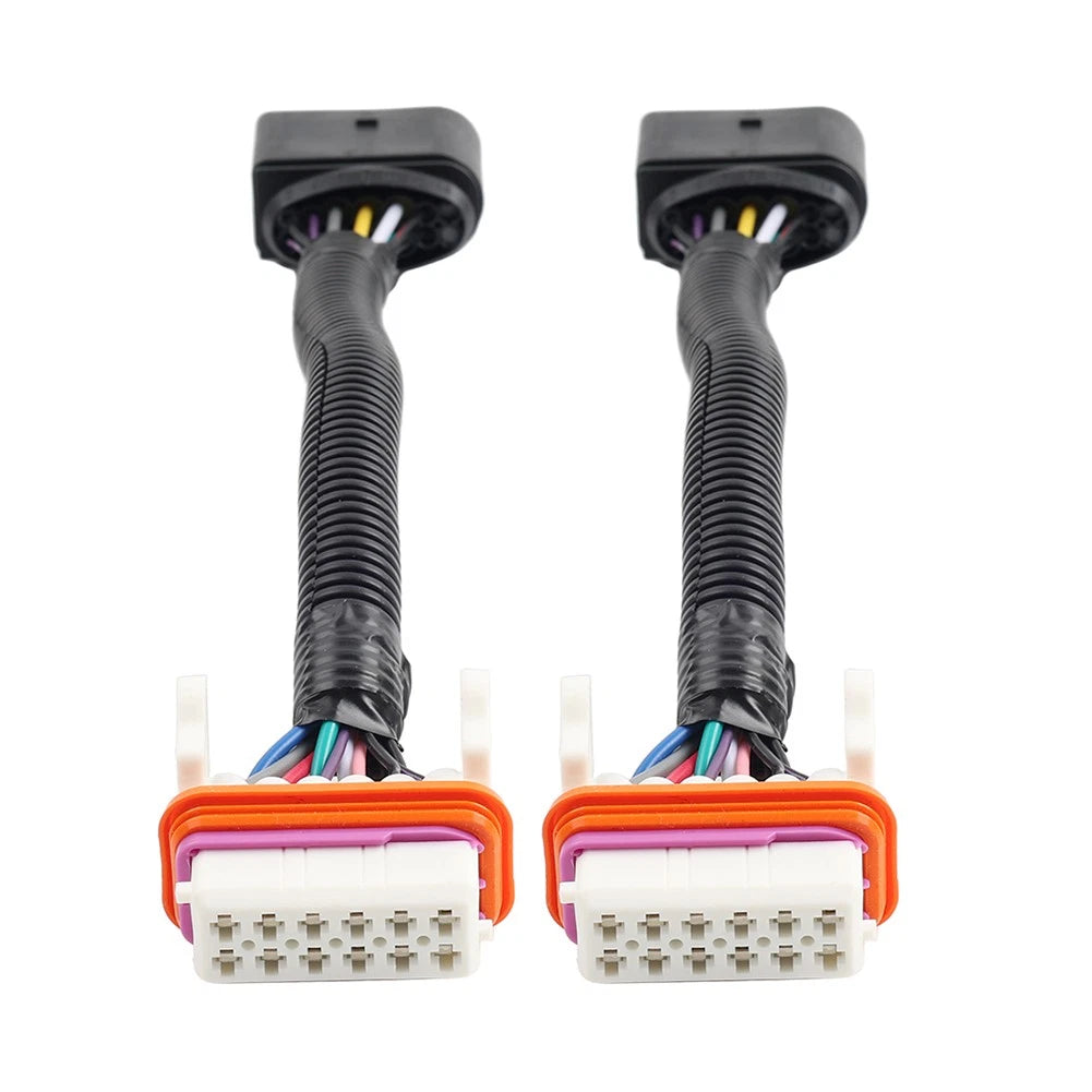 2X Headlight Wiring Harness Adapter for Volkswagen Touareg (2004–2007) 7L6971071A