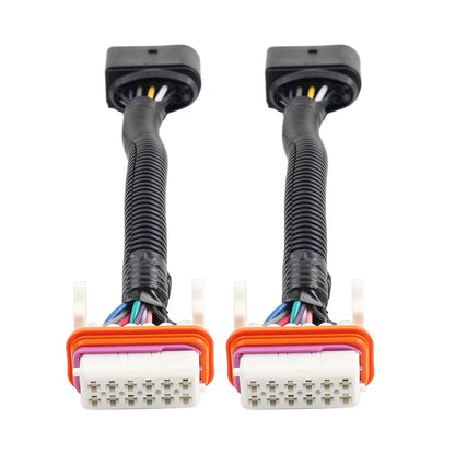 2X Headlight Wiring Harness Adapter for Volkswagen Touareg (2004–2007) 7L6971071A