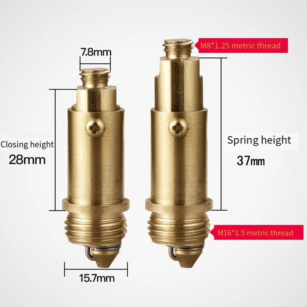 Set of 3 Brass Drain Bounce Cores for Easy Maintenance