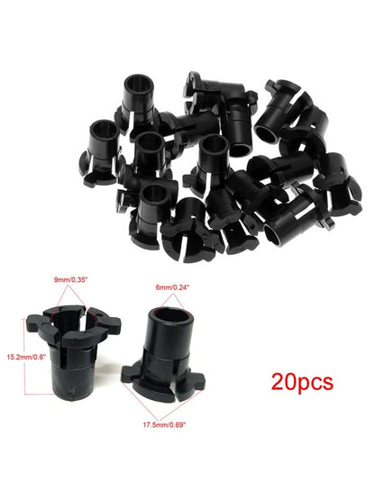 20 Pack Plastic Headlamp Headlight Clip for BMW E30 E34 E24 E32