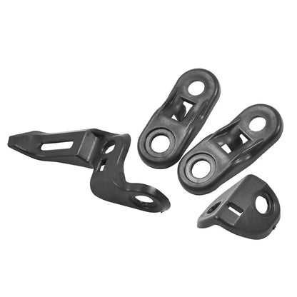 Set of 4 Fairing Fixed Brackets for Honda CBR1000RR (2008–2017) Black