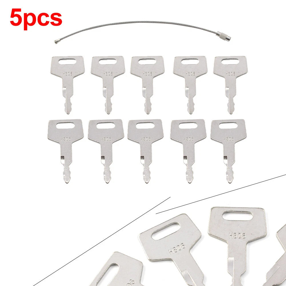 H806 Ignition Keys for Takeuchi Heavy Equipment (7001-00019)