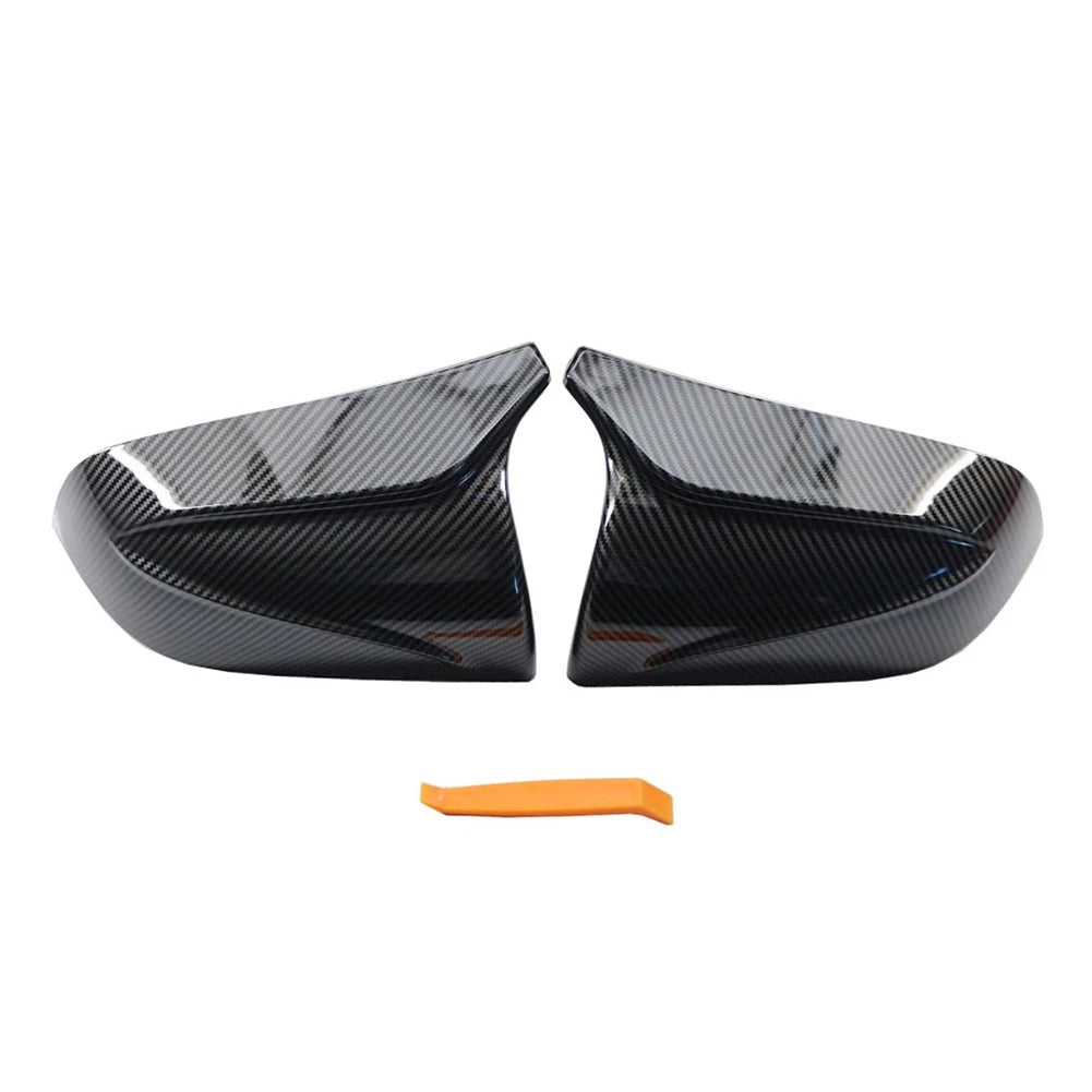 Carbon Fiber Look Mirror Housing Cover Cap for Tesla Model 3 (2017–2020)